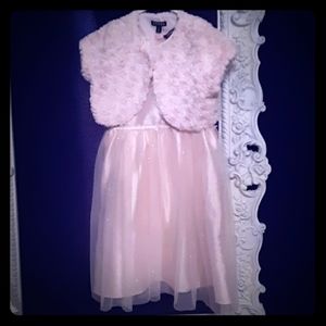 Little Girl's Salmon Pink size 12 Dress